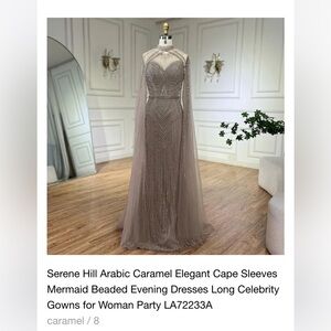 Serene Hill Cape Gown Dress